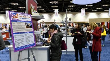People browsing an exhibit
