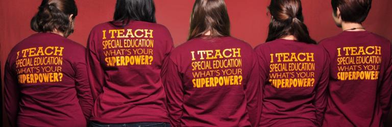 Women with TEACH shirts
