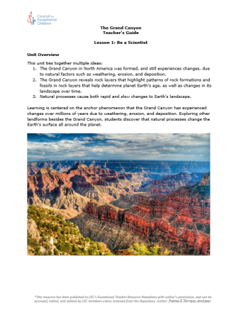 ESCOLAR (Effective Science Curriculum for Optimized Learning and Academic Results) for Upper Elementary Science Lessons for Inclusive Teaching