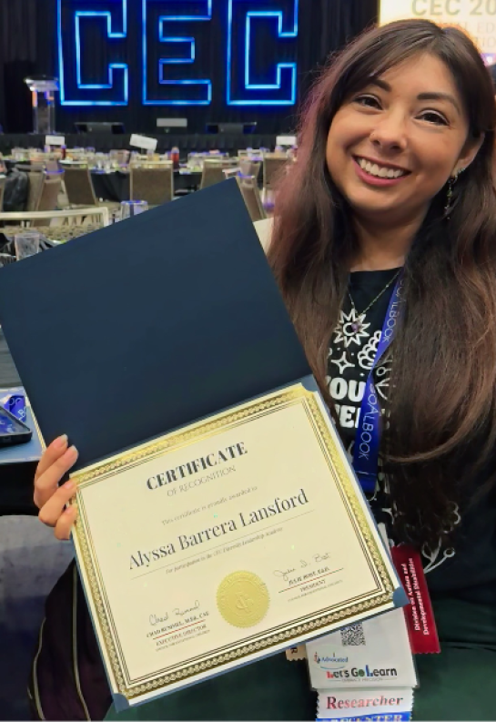 Alyssa Barrera Lansford at CEC 2025